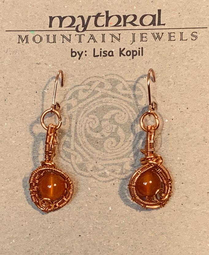 Earrings Gallery 1 Photo 16: Carnelian $30