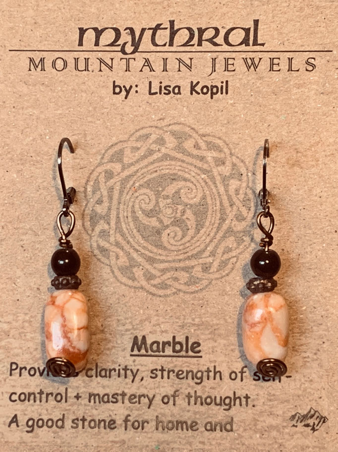 Earrings Gallery 2 Photo 17: Marble $25