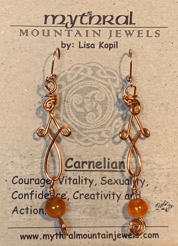 Earrings Gallery 2 Photo 9: Carnelian $30