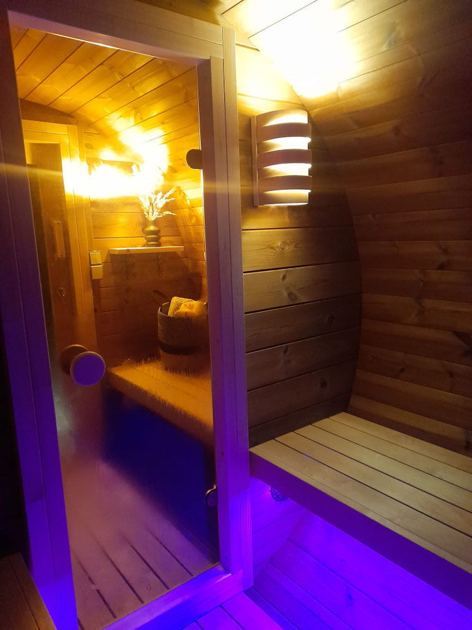 Unsere Gästesauna