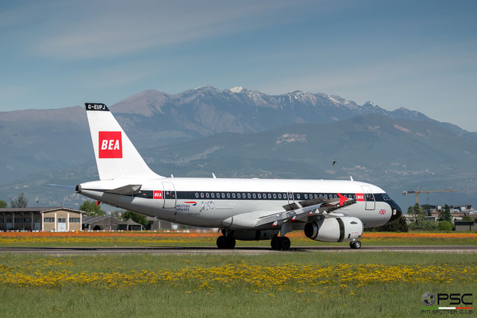 G-EUPJ A319-131 1232 British Airways @ Aeroporto di Verona 04.2019  © Piti Spotter Club Verona