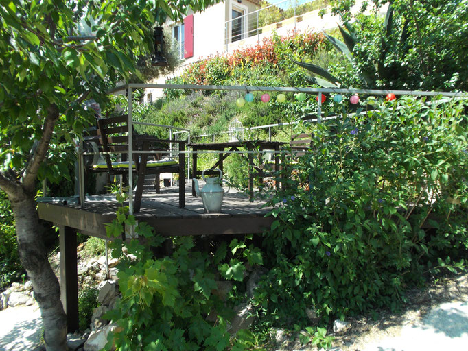 terrasse sur pilotis