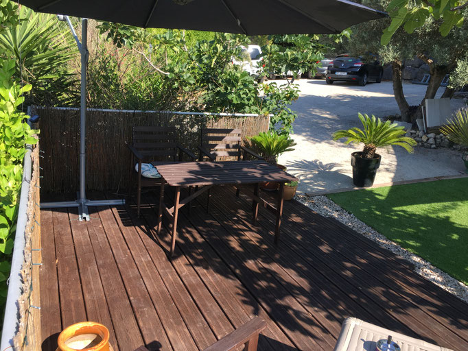 terrasse les Bougainvilliers