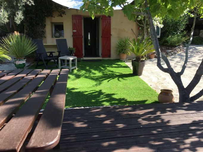 terrasse les Bougainvilliers