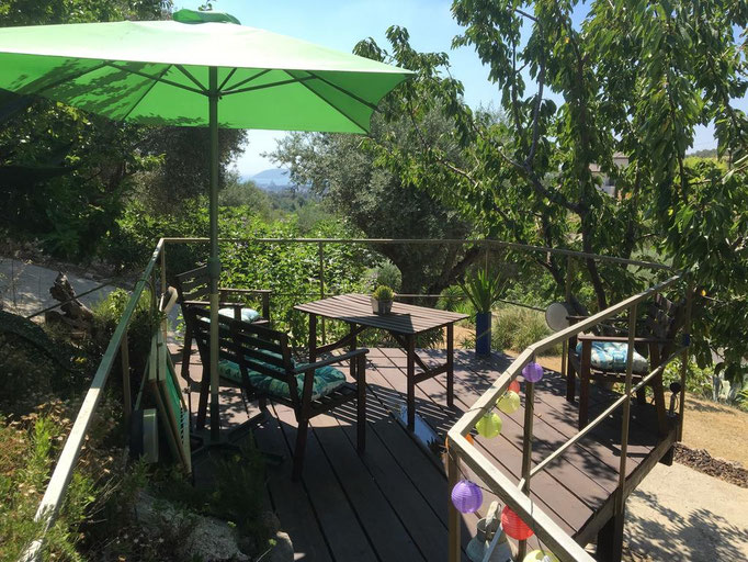 une des terrasses