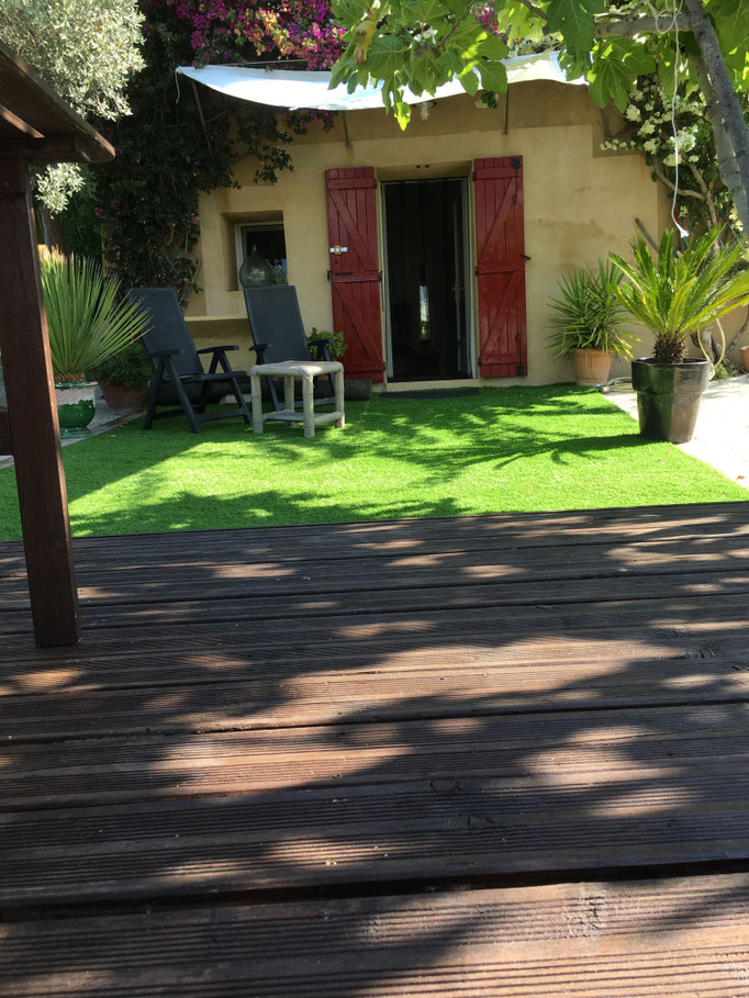 terrasse les Bougainvilliers