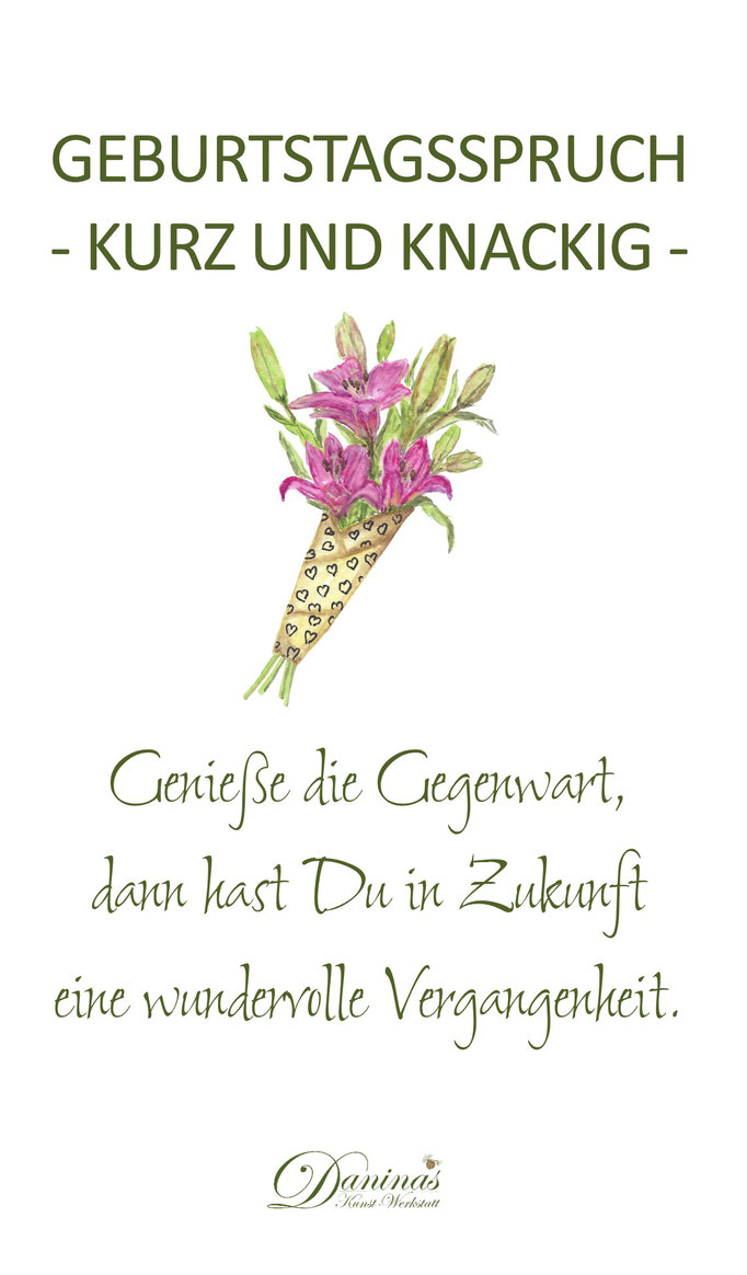 Geburtstagssprüche kurz und knackig