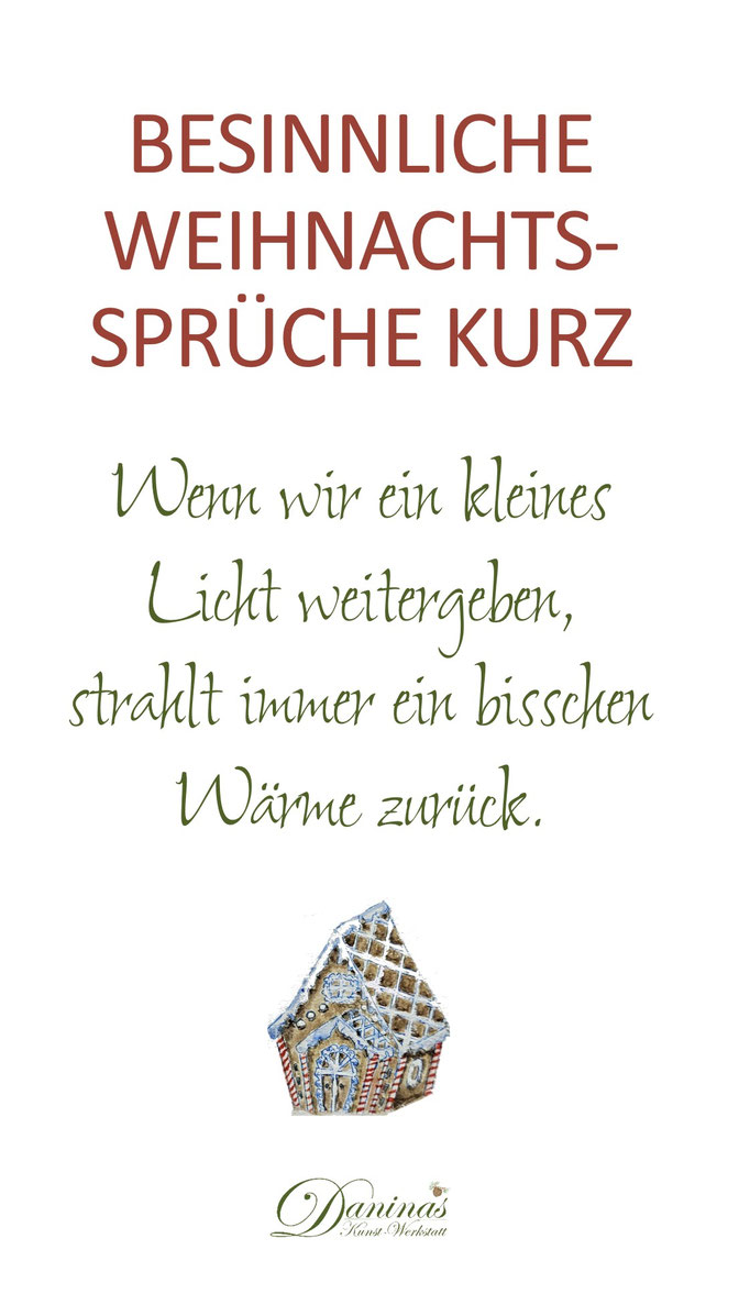 Besinnlicher Weihnachtsspruch kurz "Wenn wir ein kleines Licht weitergeben, strahlt immer ein bisschen Wärme zurück."
