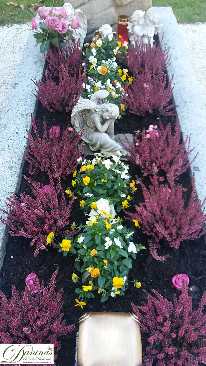 Grabgestaltung Herbst Daninas Kunst Werkstatt