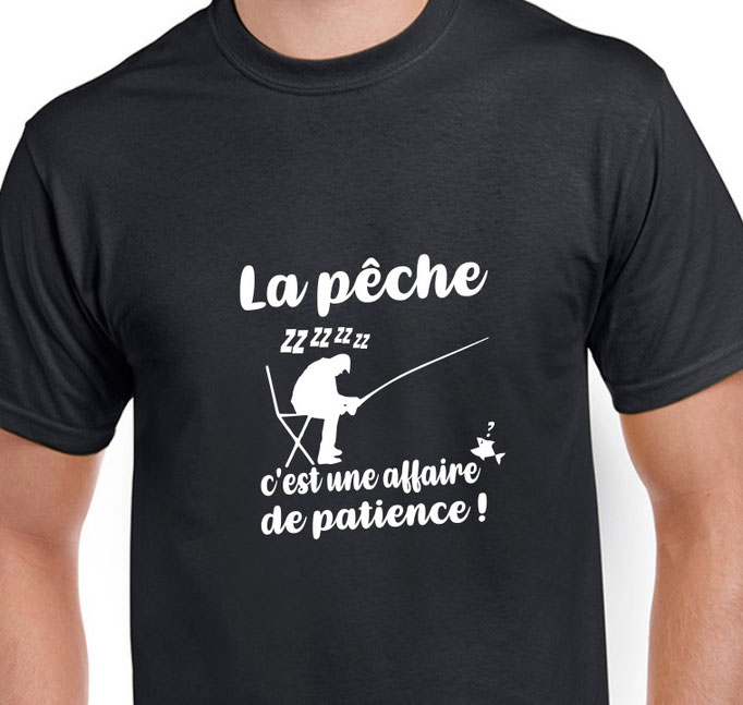 teeshirt humour peche