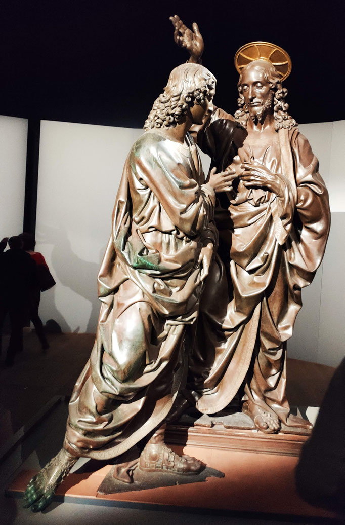 Incrédulité de  Saint Thomas - Bronze - Andrea del Verrocchio 