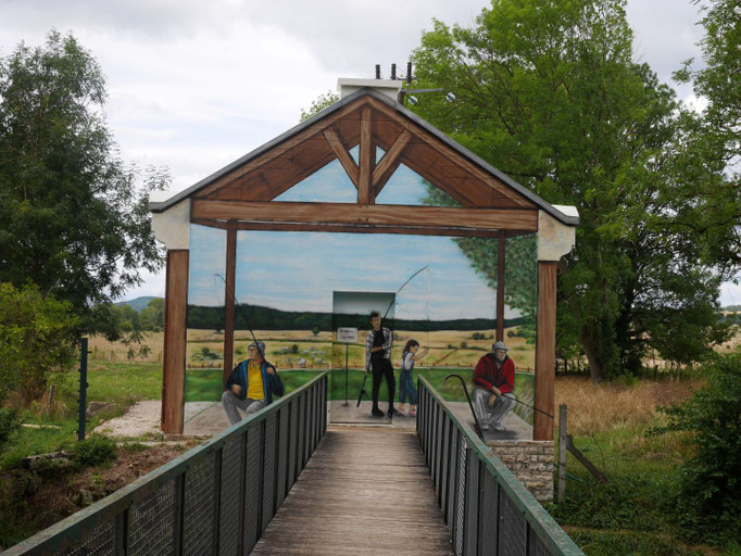 tompe l'oeil fresque