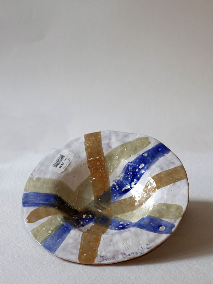 Piatto_23x23x4 cm_Maiolica