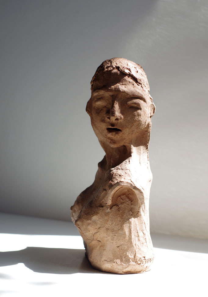 Busto Femminile_20x30x40 cm_Terracotta