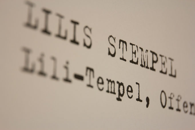 Poetry aus Offenbach mit Lillis Stempel