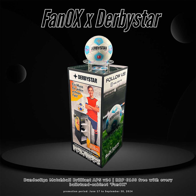 ball stand cabinet 'FanOX' incl. 2 shelves - special offer price €499,00 