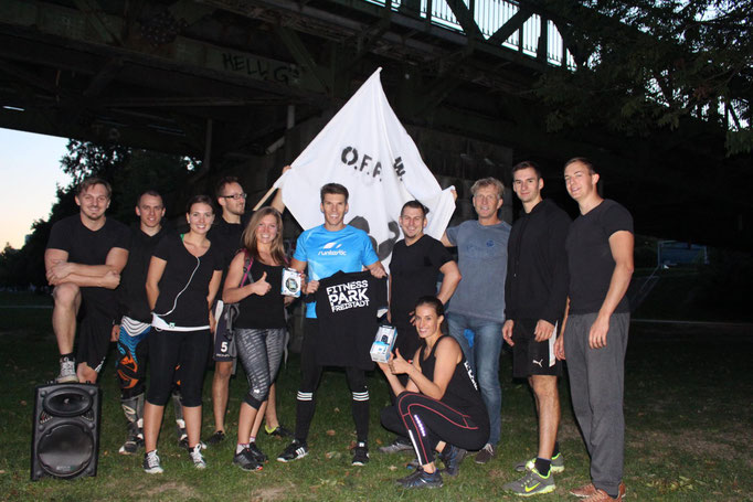 Demo Für einen Fitnesspark in Linz