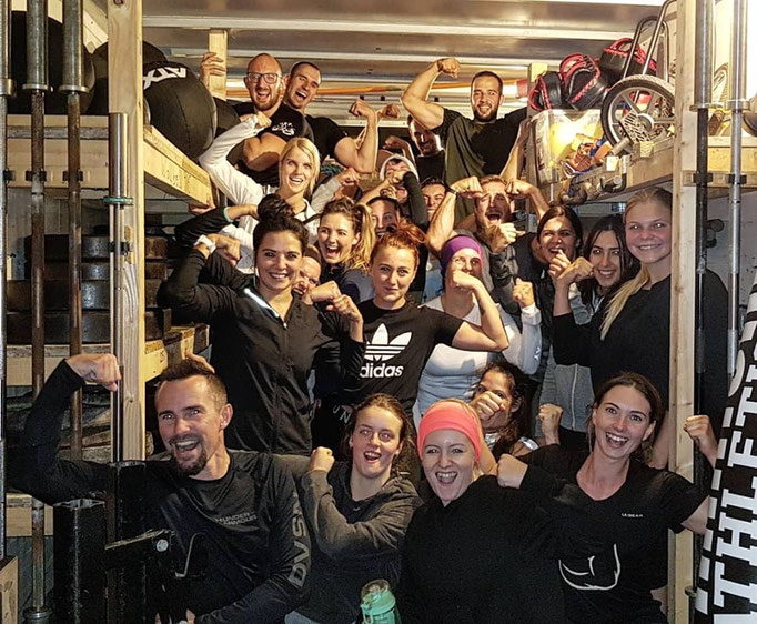 Foto im Container, da es draußen scho finster war