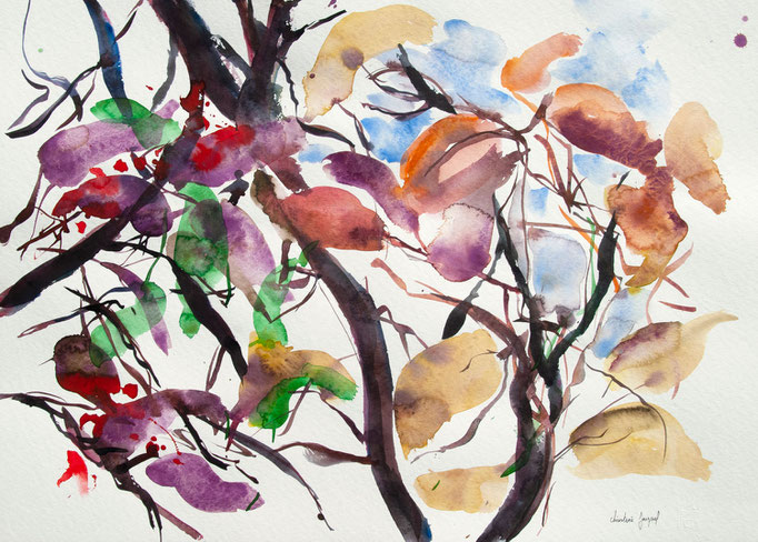 Aquarelle 50x70cm 2023