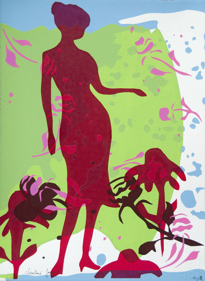 Sérigraphie originale 28cmx 38cm