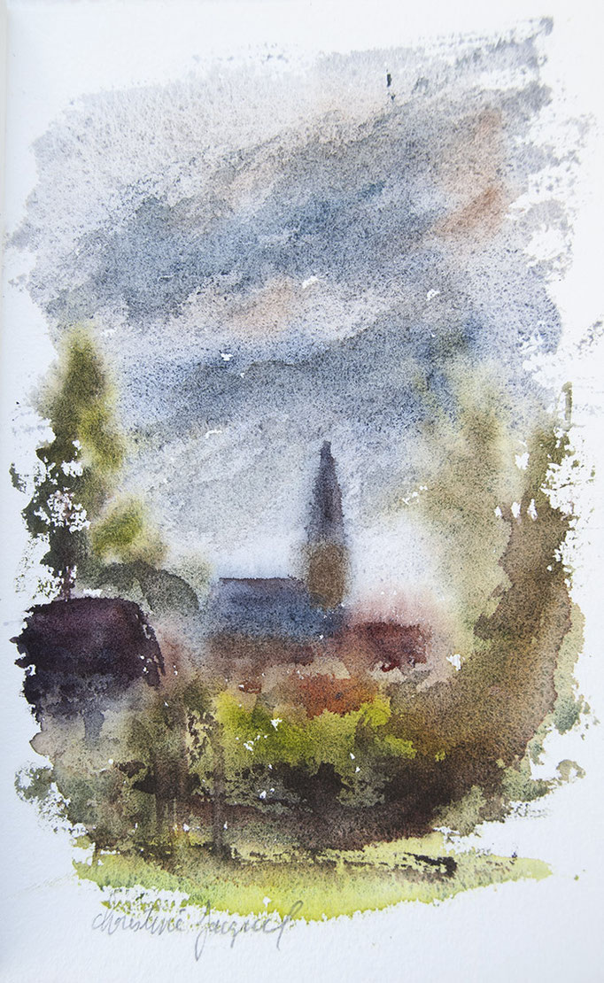 Petit matin gris sur Laxou 02 06 2024 6h15