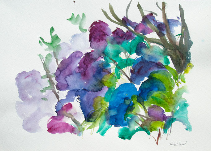 Aquarelle 50x70cm 2023