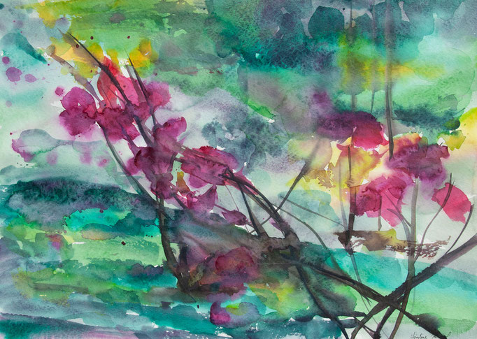 Aquarelle 50x70cm 2023