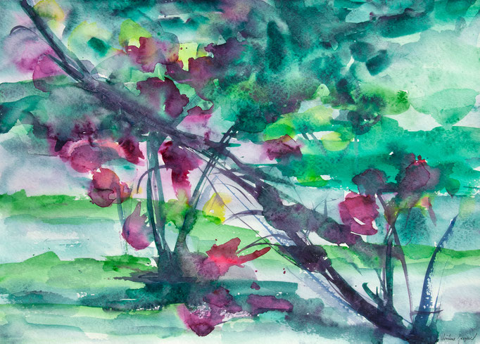 Aquarelle 50x70cm 2023