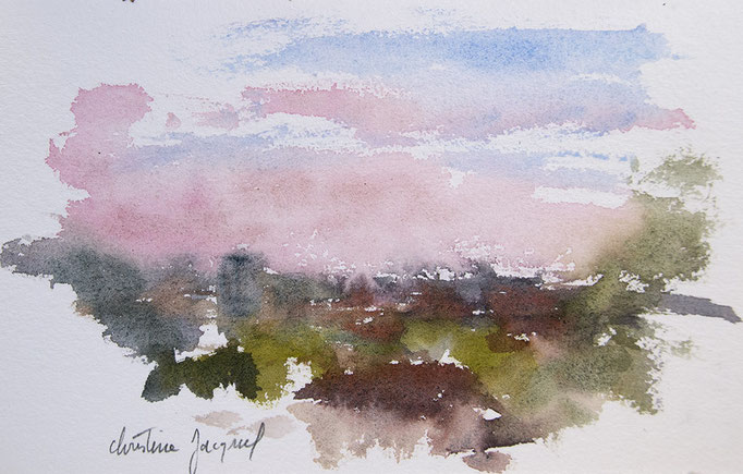 Ciel rose sur Nancy 14 04 2024 6h45