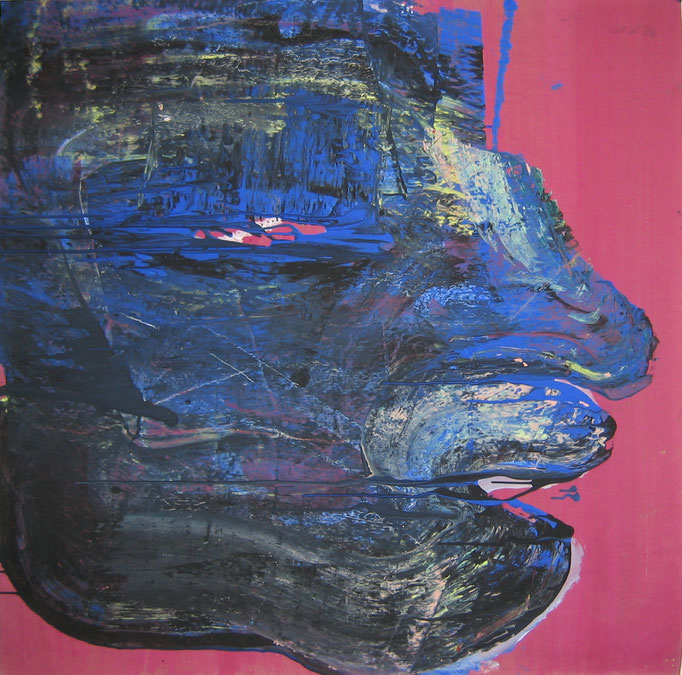 "08-133", 100x100 cm, acrylique sur papier, 2008