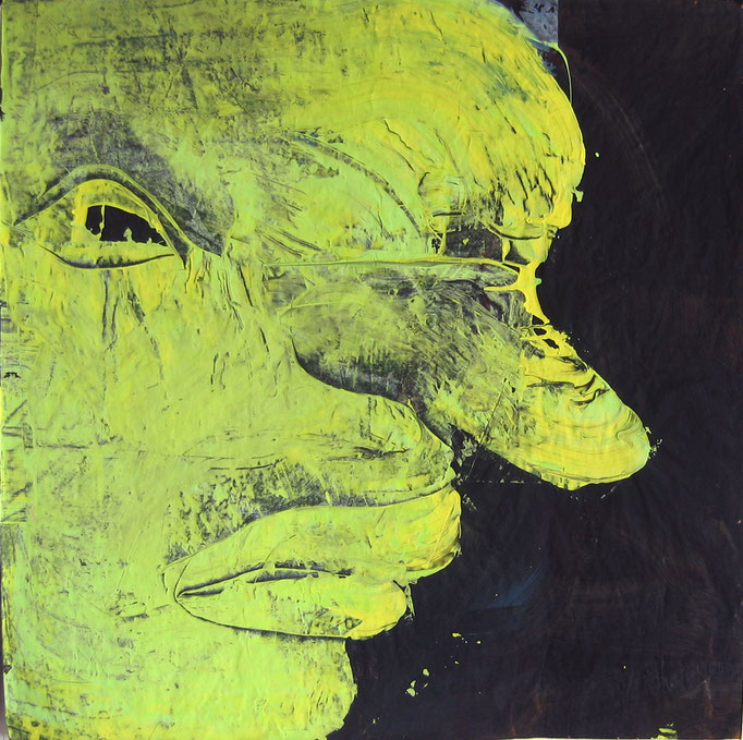 "08-132", 100x100 cm, acrylique sur papier, 2008