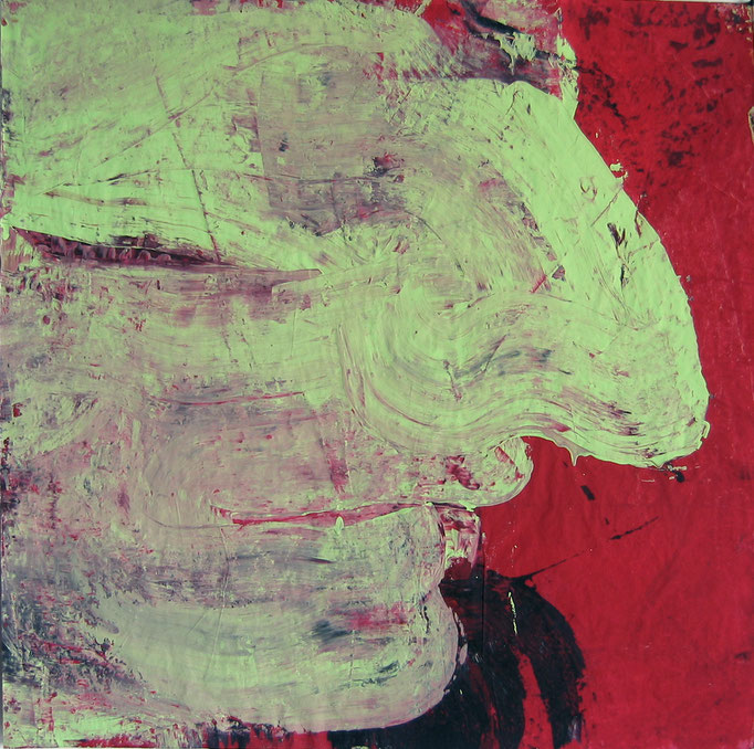 "08-137", 100x100 cm, acrylique sur papier, 2008