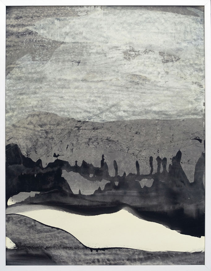 "26-070" - 65 x 50 cm, acrylique/papier, 2026