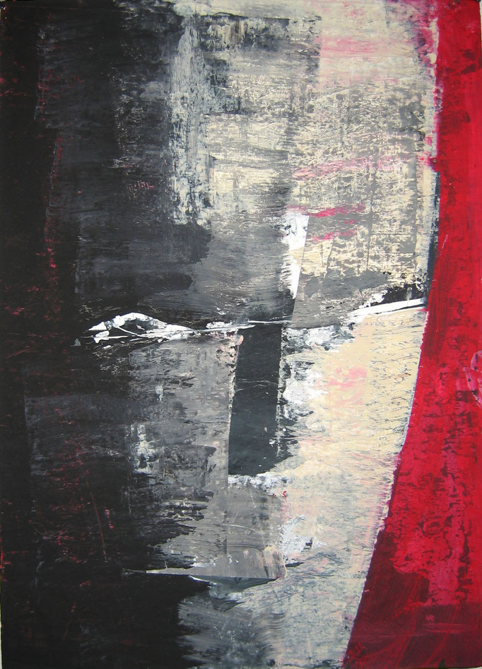 "08-155", 100x70 cm, acrylique sur papier, 2008