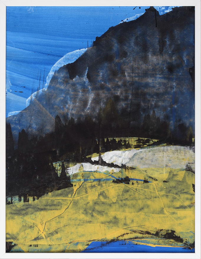 "26-096" - 65 x 50 cm, acrylique/papier, 2026