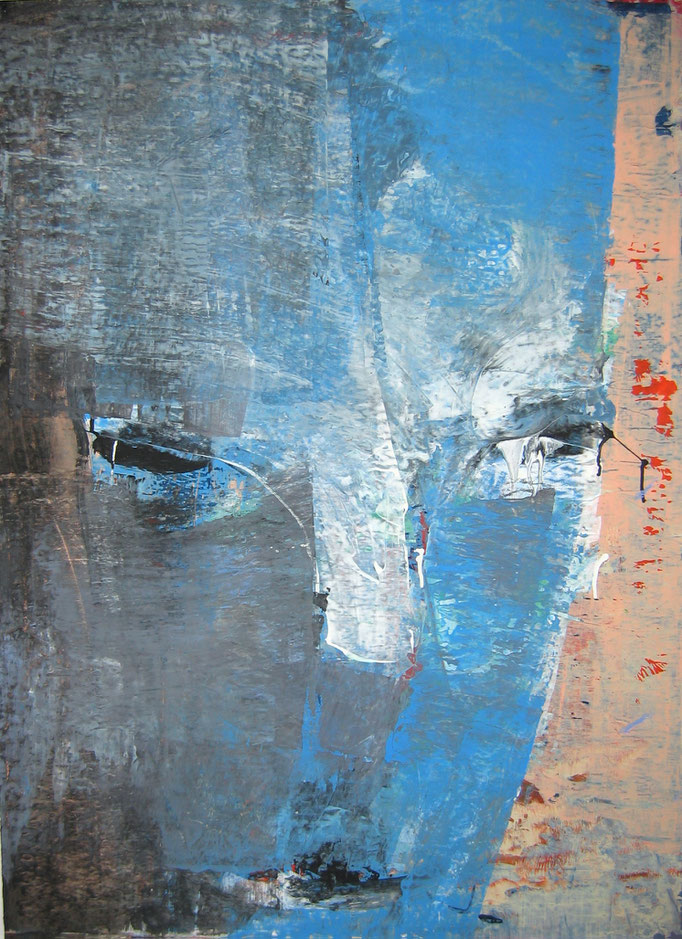 "08-159", 100x70 cm, acrylique sur papier, 2008