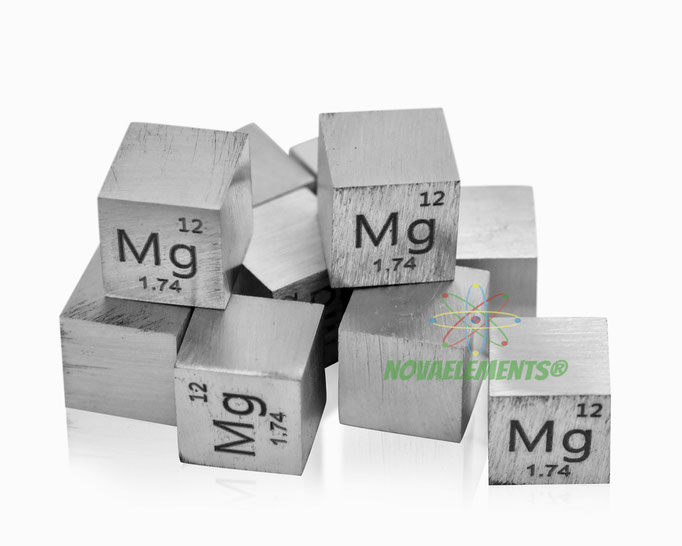 magnesio cubo, magnesio metallo, magnesio metallico, magnesio cubi, magnesio cubo densità, nova elements magnesio, magnesio elemento da collezione