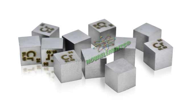 cromo cubo, cromo cubi, cromo metallo, cromo metallico, cromo cubo densità, nova elements cromo