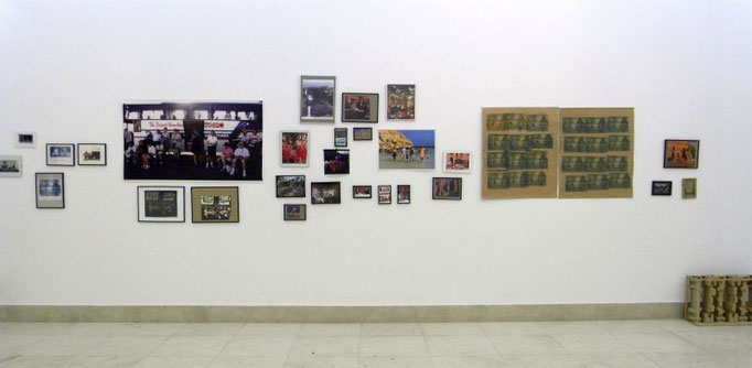 "Šejma Fere, I saw unseen, installation view, tourism and mass media appropriation"