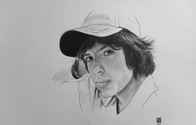 RETRATO - Grafito sobre papel Geler 30x40