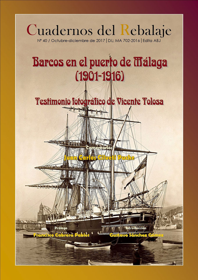 40.- Barcos en el puerto de Málaga (1901-1916). Fotografís de V. Tolosa