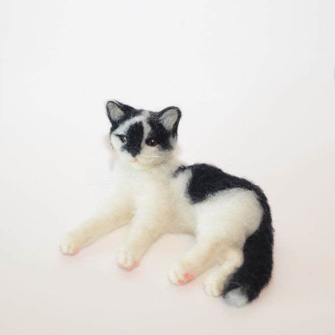 Katzen Abbild, Abbild Katze, Spezialanfertigung Filztiere