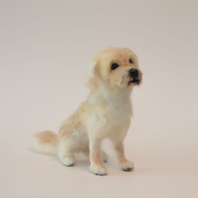 Hunde, Tierskulptur, Handwerkkunst, Filzhund, Abbild Hund, Filzhund
