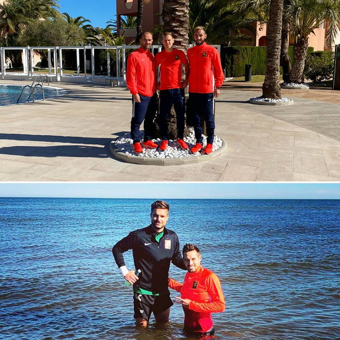 Auch das Teambuilding kommt am Trainingslager in Spanien nicht zu kurz