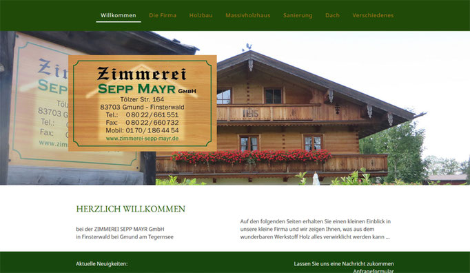 Zimmerei Sepp Mayr in Gmund