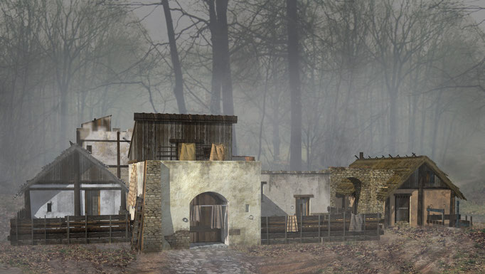 SCAPE3D_Inexpugnata terra: casa a corte