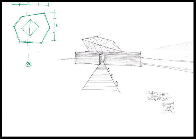 SCAPE3D_Site Art Center: concept, schizzo