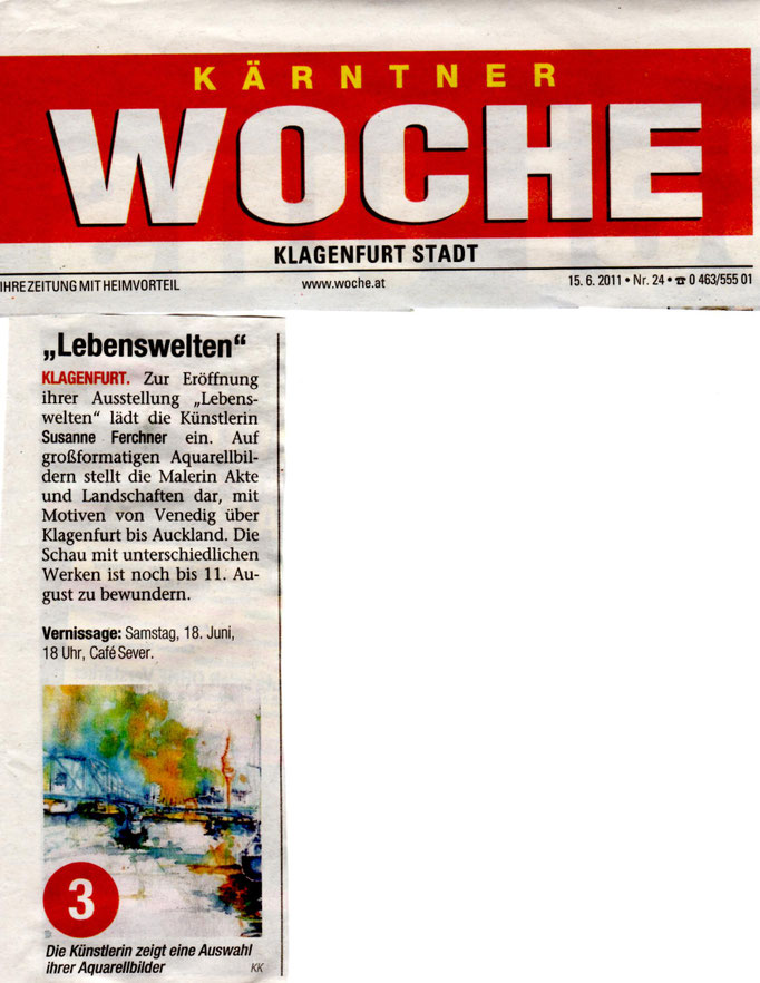 Kärntner Woche, Juni 2011