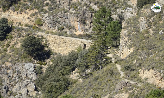 Camino que rodea el cerro de Tamboril