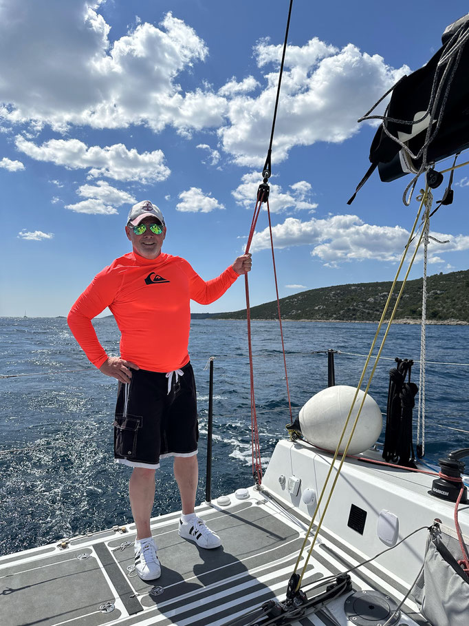 in front of Trogir June 2023
